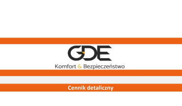 GDE publikuje nowe cenniki na wrzesień 2021